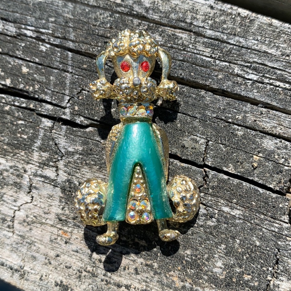 Poodle Brooch